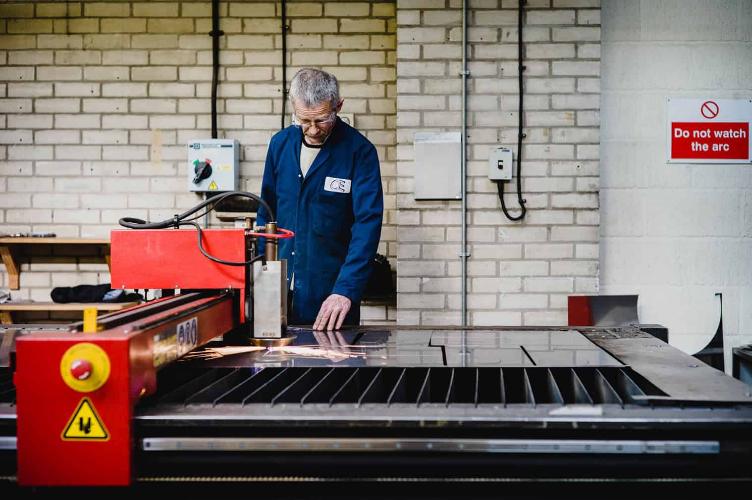 Man standing Cutting