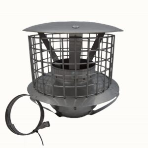 Square Pot Hanger Cowl C/W Mesh & L/B