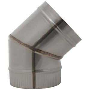 Wall flue pipe with elbow bend